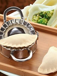 2 stücke edelstahl knödel maker form, wraper teigschneider kuchen ravioli empanadas pressform küchenzubehör gebäckwerkzeuge
