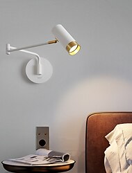 Indoor Modern Nordic Style Swing Arm Lights Indoor Wall Lights Living Room Bedroom Metal Wall Light 220-240V