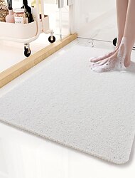duschmatta för innedusch, loofah badmatta halkfri anti-mögel antibakteriell mjuk pvc-badkarsmatta för badrum med våta duschutrymmen