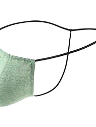 Voor heren verpakking van 3 stuks Strings String ondergoed Sexy slipje G-string ondergoed Snaar Katoen Kleurenblok Lage Taille Geel blauw