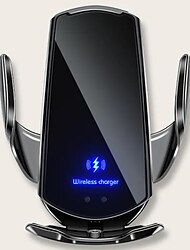 q3-auton langaton matkapuhelimen pidike älykäs induktioavaus ja -avaus auton navigointikehykseen asennettu magneettinen latauslaite, automaattinen anturin kiristys, sopii 99% älypuhelimille
