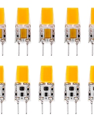 LED Bi-pin Lights 10pcs GY6.35 5W LED Candle Lights LED Corn Lights 500 lm  COB Beads  Warm White White AC/DC 12V Crystal Chandelier Light Source Energy Saving And Environment-Friendly Bulb