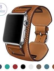 Pásek na chytré hodinky Kompatibilní s Apple iWatch 49 mm 45 mm 44 mm 42 mm 41 mm 40 mm 38 mm Sreies Ultra SE 8 7 6 5 4 3 2 1 pro Chytré hodinky Popruh Náramek Pravá kůže Dámské Luxus náramek