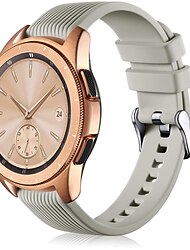 צפו בנד ל Samsung Galaxy Watch 7/6/5/4 40/44mm, Galaxy Watch 5 Pro 45mm, Galaxy Watch 4/6 Classic 42/46/43/47mm, Watch 3, Active 2, Gear S2 סיליקון רך תַחֲלִיף רצועה 20mm רצועת ספורט צמיד