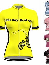 21Grams Γυναικεία Φανέλα ποδηλασίας Κοντομάνικο Ποδήλατο Μπολύζες με 3 πίσω τσέπες Ποδηλασία Βουνού Ποδηλασία Δρόμου Αναπνέει Ύγρανση Γρήγορο Στέγνωμα Αντανακλαστικές Λωρίδες Άσπρο+Ροζ Μαύρο Κίτρινο
