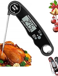 Sofort ablesbares Fleischthermometer Küchenthermometer wasserdichtes ultraschnelles Digitalanzeige-Lebensmittel-Wasser-Milch-Thermometer für das Kochen im Freien Grill- und Küchentemperatur-Tester