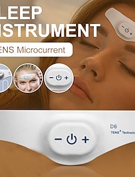 Instrumento de sono de insônia para alívio de enxaqueca dezenas dispositivo de auxílio ao sono de microcorrente dispositivo de massageador de cabeça de alívio de pressão para enxaqueca