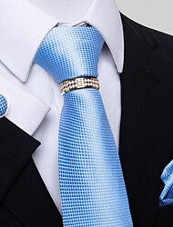 divatos férfi nyakkendők kockás világossárga sötétvörös kék 2024