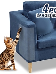 4 db 14 * 48 cm-es kanapé macska karcvédő szőnyegkaparó macskafa karcos karomfogó védő kanapé macskáknak karcoló mancspárnák