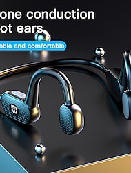 imosi x6 słuchawki z przewodnictwem kostnym zaczep na ucho bluetooth 5.0 sport ergonomiczna konstrukcja bezprzewodowe sportowe słuchawki douszne zestaw głośnomówiący do biegania słuchawki bluetooth