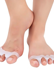 1 pari silikoni varpaat erottimet suoristus levitin ammattimainen pehmeä erotin bunion hallux valgus helpotus jalkahoito