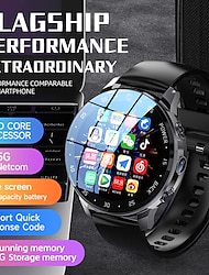 iMosi V18 Εξυπνο ρολόι 1.43 inch Έξυπνο ρολόι Bluetooth 4G Βηματόμετρο Υπενθύμιση Κλήσης Συσκευή Παρακολούθησης Καρδιακού Παλμού Συμβατό με Smartphone Άντρες GPS Μεγάλη Αναμονή Κλήσεις Hands-Free IP