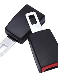 Hebilla de cinturón de seguridad universal, extensor de cinturón de seguridad 45, clip de cinturón de seguridad de acero, enchufe de extensión, clip de cinturón de seguridad para solo 20mm-22mm lengua