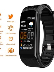 696 C5S Slimme horloge 0.96 inch(es) Slimme armband Smartwatch Bluetooth Gespreksherinnering Hartslagmeter Sedentaire herinnering Compatibel met: Android iOS Dames Heren Berichtherinnering IP 67 31
