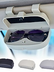 auto aurinkosuoja lasikotelo järjestäjä yleisauton lasi lasit laatikko silmälasien pidike kotelo säilytystaskut järjestäjä laatikko musta beige harmaa