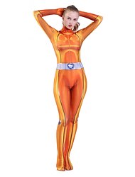 Zentai öltöny Mintás Zentai öltöny Szerepjáték Jelmezek Nindzsa Farsangi jelmez Overall Férfi Női Fiú Divat Szexi jelmez Tömör szín Ruha mert Álarcos mulatság Felnőttek