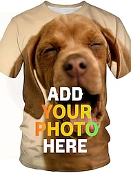 Custom T Shirt for Men Design Your Own Custom Shirts Personalized All Over Print Tee Custom Gifts