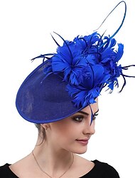 Elegant Huvudbonad Fascinatorhatt Fascinator Gentledam Maskeradkläder Dam Derby Bröllopsfest Ascot Vuxna Hatt Vår & sommar