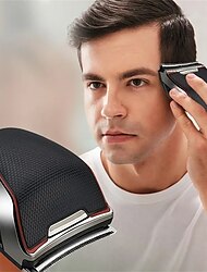1 pc tondeuse voor mannen voor haar snijden draadloze oplaadbare tondeuse metalen snijden grooming kit baard scheerapparaat voor zelf thuis kappers