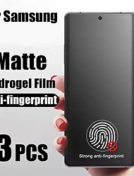 3 db Képernyővédő fólia Kompatibilitás Samsung Galaxy S25 Ultra S25 Ultra Plus S24 Ultra Plus S23 S22 S21 S20 Plus Ultra Note 20 Ultra 10 Plus TPU hidrogél Matt Anti Bubbles Anti-ujjlenyomat