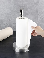 Stojak na ręczniki papierowe ze stali nierdzewnej do domowej łazienki / blatu kuchennego