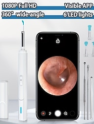 smart visuell öronrengörare öronsticka endoskop öronpetare kamera otoskop öronrengörare öronvaxborttagningsmedel öronplockare öronvaxborttagningsverktyg