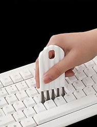 kit de ferramentas de limpeza de computador multifuncional, escova macia, limpador de teclado, espanador de canto, extrator de tampa de chave