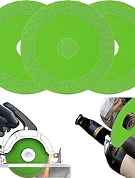 Saw Blade Tool Glass Cutting Disc Diamond High-temperature Resistant Accessories Green Angle Grinder Grinding Wheel