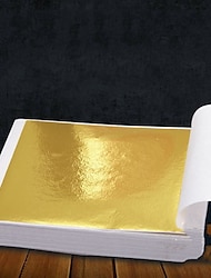 9 * 9cm Goldfolienpapier Silberfolienpapier Slim Mischung Kristallschlamm Goldfolienschlamm ab 100 Fotos