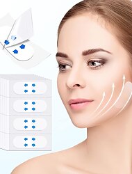 Face Lift Tape Wrinkle Patches - Face Tape Lifting Invisible, Instant Face Lift V-shaped Face, Makeup Tool Smooth Facial Double Chin Wrinkles Lift Saggy Skin, Face Lifter Tape Waterproof