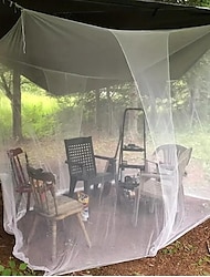 Keep Unwanted Guests Out - Mosquito Net for Double to King Size Bed Canopy