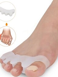 2 pz/paia dito in silicone protettore punta separatori barelle raddrizzatore borsite protettore sollievo dal dolore cura del piede