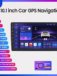 android 12 2 din univerzális autórádió multimédia lejátszó gps navigáció autós audio sztereó fejegység 10,1 hüvelykes hangszórók wifi