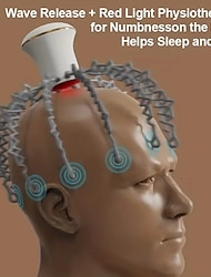 2023 nuevo masajeador de cabeza de pulpo masajeador de cabeza eléctrico con instrumento de garra relajación profunda rascador de cabeza de pulpo