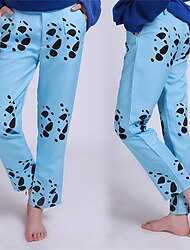 Óceáni kalandor Kalóz Trafalgar törvény Szalmakalapos kalóz Anime Nadrágok Szerepjáték Jelmezek Köpeny Cosplay öltönyök Nadrágok Köpeny Kalap Kompatibilitás Férfi Felnőttek