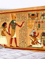 αιγυπτιακή κρεμαστή ταπετσαρία τοίχου μεγάλη ταπετσαρία τοιχογραφία διακόσμηση φωτογραφία σκηνικό κουβέρτα κουρτίνα σπίτι υπνοδωμάτιο διακόσμηση σαλονιού