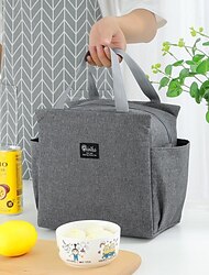 borsa per il pranzo borsa per il pranzo isolata borsa riutilizzabile borsa per il pranzo per donna uomo, borsa termica termica ideale per viaggi in ufficio, scuola, lavoro