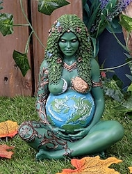estátua da deusa da mãe terra, decoração da estátua de gaia milenar, mãe terra para decoração de casa e jardim ao ar livre, decoração de jardim do dia das mães ao ar livre
