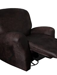 joustava lepotuolin päällinen nojatuolin päällinen nojatuolin nahkainen pestävä sohvan päällinen taskusuoja lemmikille, koirille (1 selkänojan päällinen, 1 istuinpäällinen, 2 käsinojan päällinen)
