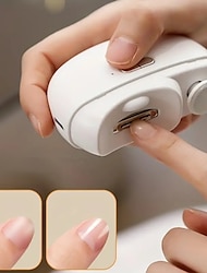 elektryczny obcinacz do paznokci bezpieczny automatyczny obcinacz do paznokci przenośny obcinacz do paznokci elektryczny obcinacz do paznokci narzędzie do manicure dla dzieci dorosłych w podeszłym