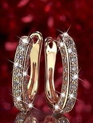Γυναικεία Κρίκοι Τροπικό Ευτυχισμένος Σκουλαρίκια Κοσμήματα Για Πάρτι Χοροεσπερίδα Κλαμπ
