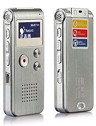 New Portable Rechargeable 8GB Digital Audio Voice Recorder Dictaphone MP3 Player