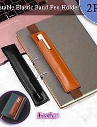 2db bőr állítható rugalmas szalagos tolltartó tolltartó tolltartóhoz notebook notebook tolltartóhoz