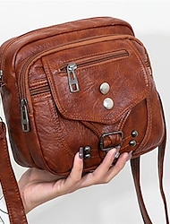 Modische Umhängetasche für Damen, Handtaschen aus PU-Leder, Geldbörsen und Handtaschen, Vintage-Designer-Tasche, Umhängetaschen