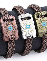 zelda bratara legenda lui zelda: tears of the kingdom curea din piele pu bratara din aliaj accesorii cosplay