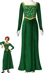 Shrek Principessa Vestito Costume Cosplay Festa Cosplay di film for Per donna Adulti Mascherata Addio al Nubilato