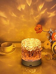 kleurrijk nachtlampje waterrimpel roterende sfeerlamp energiebesparende nachtkastje kristallen lamp