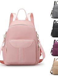 Женский рюкзак из нейлона, женский рюкзак для ноутбука, модный рюкзак, сумка через плечо, стильная однотонная сумка, рюкзаки для девочек, сумка для книг