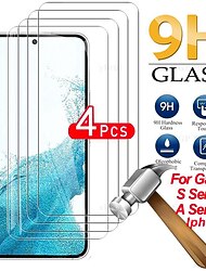 4 piese Protectie pentru ecran Pentru Samsung Galaxy S25 Ultra S25 Ultra Plus S24 Ultra Plus S23 S22 S21 S20 Plus Ultra A35 5G Sticlă securizată 9H Duritate Anti Bubbles Anti- Amprente Înalt