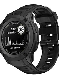 Watch Band for Garmin Instinct 2X Soft Silicone Replacement  Strap Elastic Adjustable Breathable Sport Band Wristband